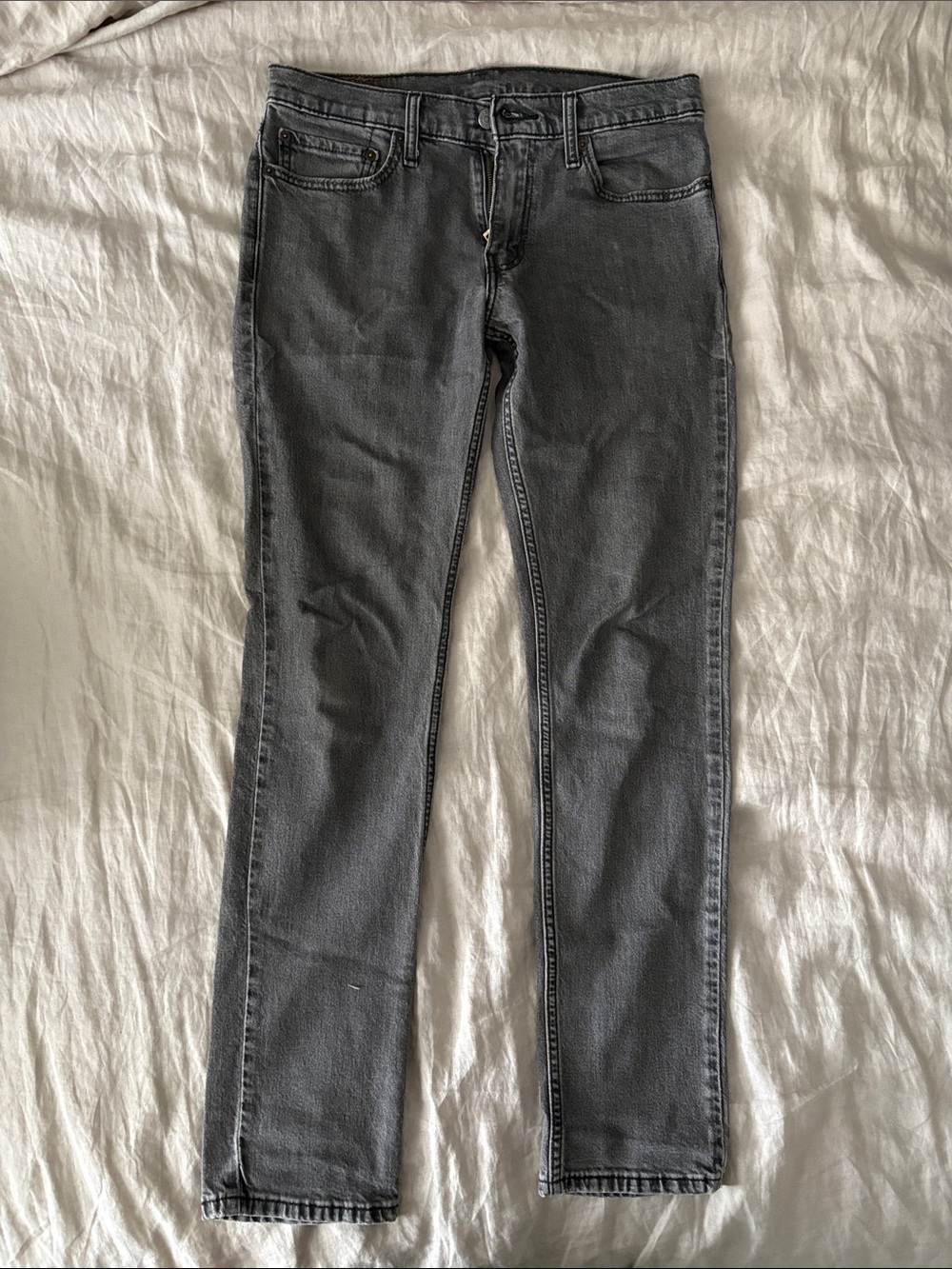 Levi's Men's Straight Jeans - Charcoal